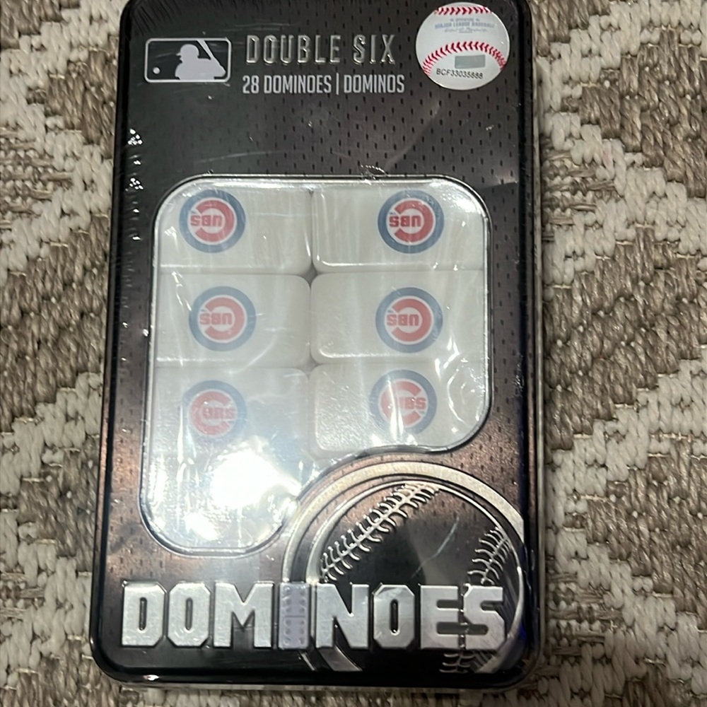 Chicago Cubs Double Six Collectibles Dominoes Set